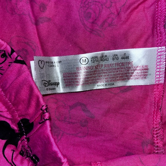 NWT Mickey Mouse And Friends Short Pajama Set Size Medium Disney By Primark - Picture 6 of 6